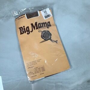 Vintage Big Mama Pantyhose Nylons Beige XL 155-235 lbs New in Package